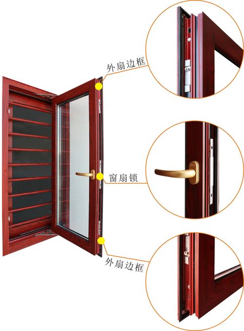 建材产品 门窗 复合窗 产品详细介绍     (方寸间铝业展厅135断桥窗